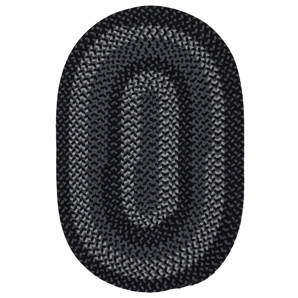 Colonial Mills Walden WN13 Black/Charcoal Wool Area Rug