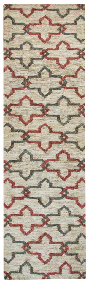 Rizzy Home Whittier WR9621 Natural Trellis Area Rug