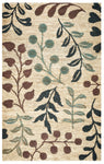 Rizzy Home Whittier WR9626 Natural Floral Area Rug