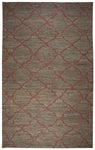 Rizzy Home Whittier WR9628 Dark Taupe Trellis Area Rug