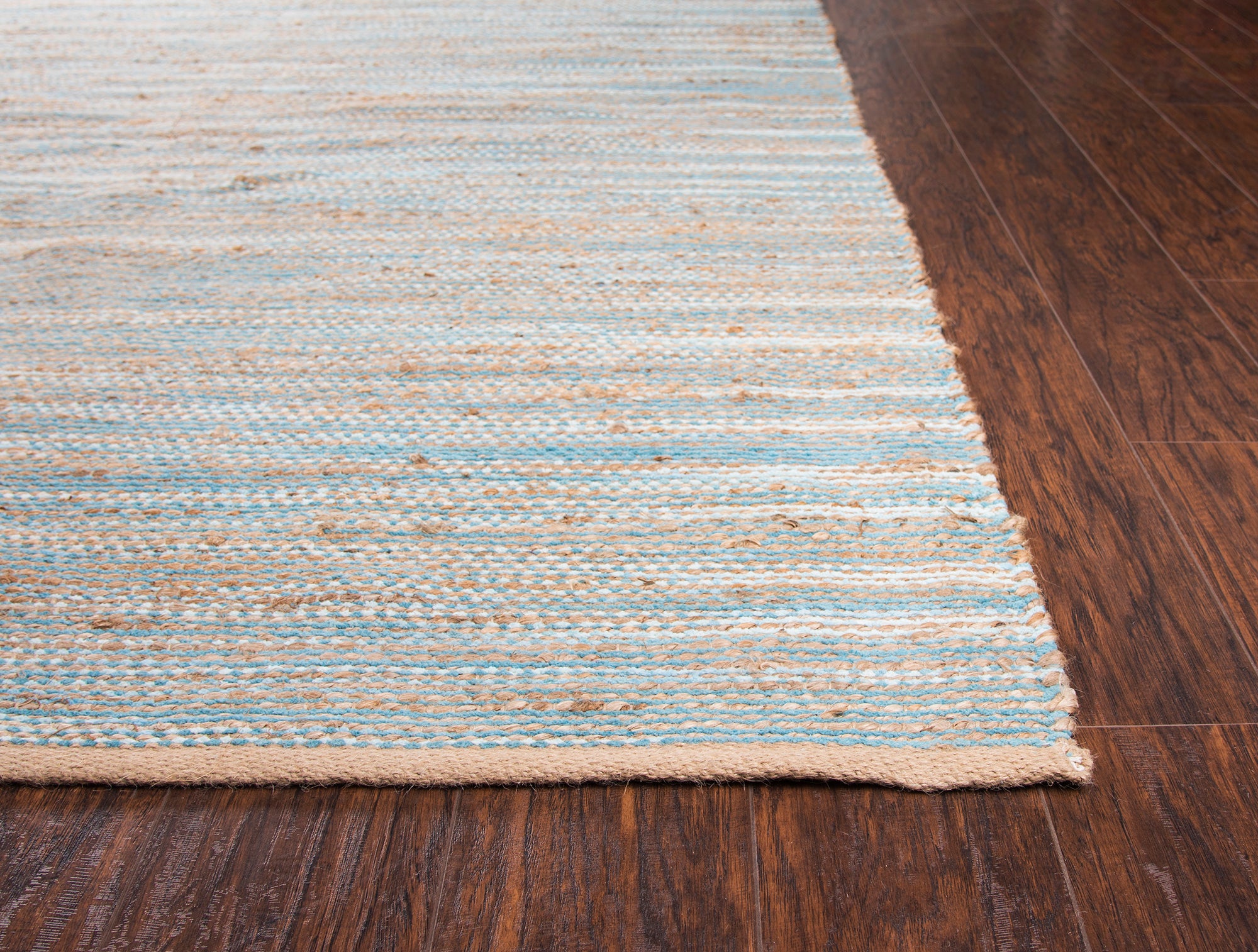 Rizzy Home Wynwood WY708A Aqua Strips Area Rug