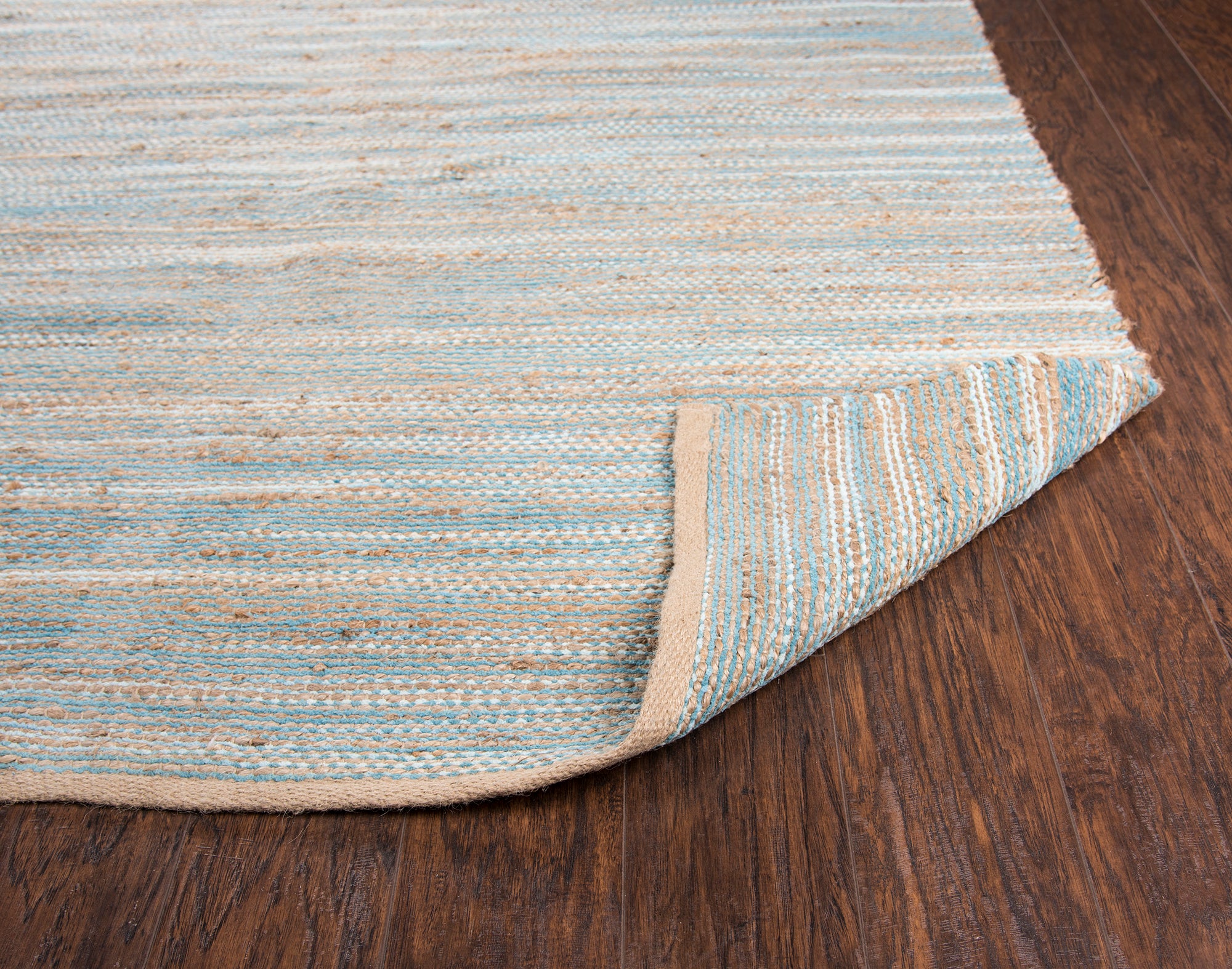 Rizzy Home Wynwood WY708A Aqua Strips Area Rug