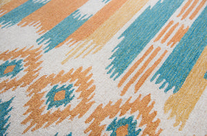 Rizzy Home Zingaro ZI015B Natural Strips/Ikat Area Rug