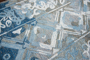 Rizzy Home Zingaro ZI020B Gray Distress Area Rug