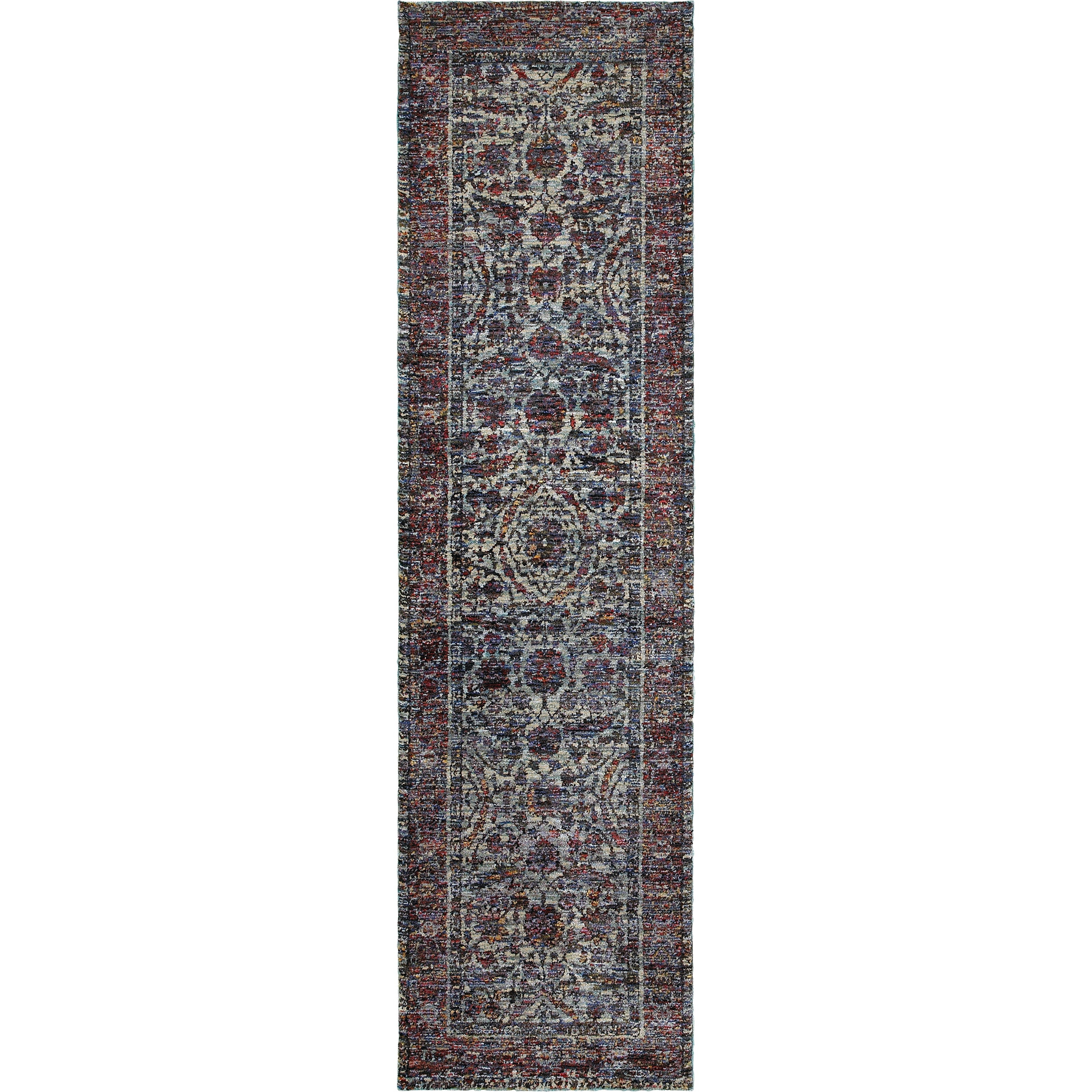 Oriental Weavers Andorra Blue/Purple Oriental 6846B Area Rug