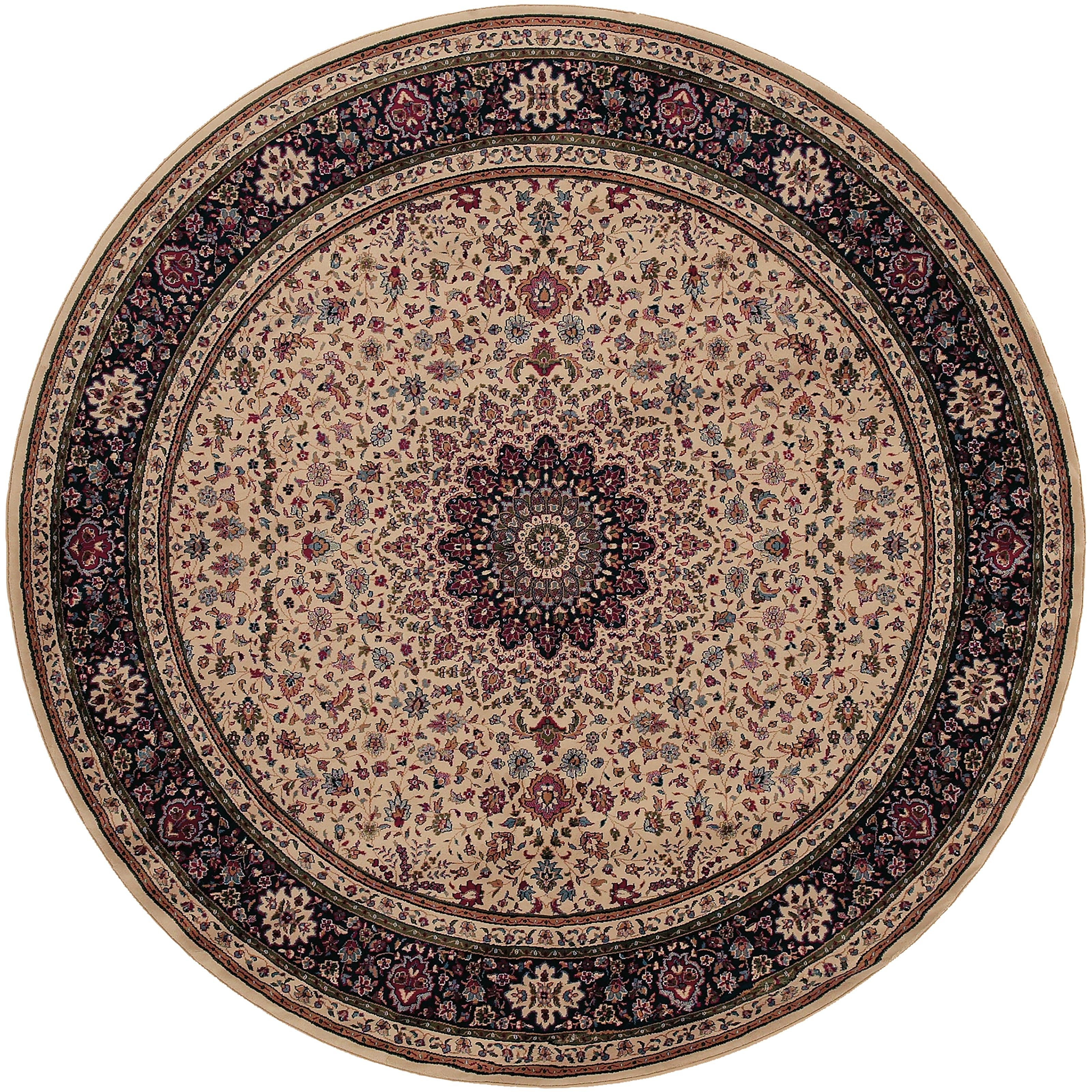 Oriental Weavers Ariana Ivory/Black Oriental 095I8 Area Rug