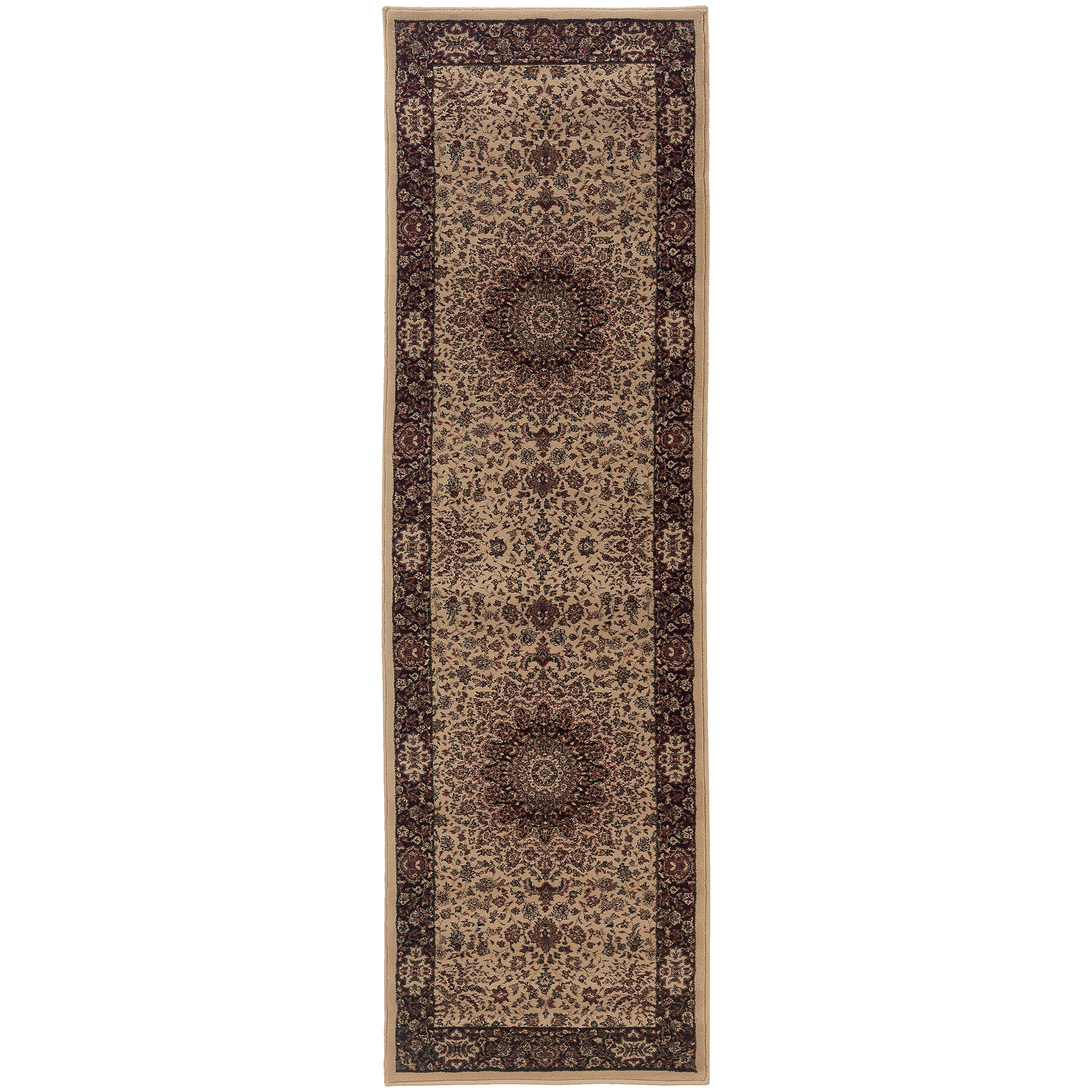 Oriental Weavers Ariana Ivory/Black Oriental 095I8 Area Rug