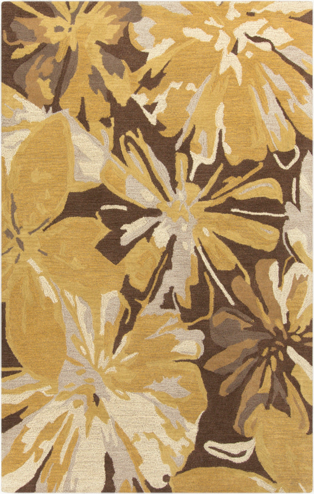 Surya Athena ATH5115 Brown/Neutral Floral and Paisley Area Rug