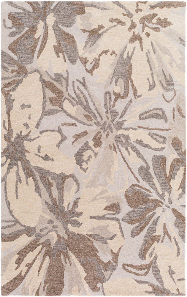 Surya Athena ATH5148 Grey/Neutral Floral and Paisley Area Rug