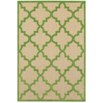 Oriental Weavers Cayman Sand/Green Geometric 660F9 Area Rug