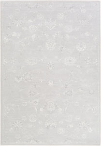 Surya Contempo CPO3719 Grey/White Floral and Paisley Area Rug