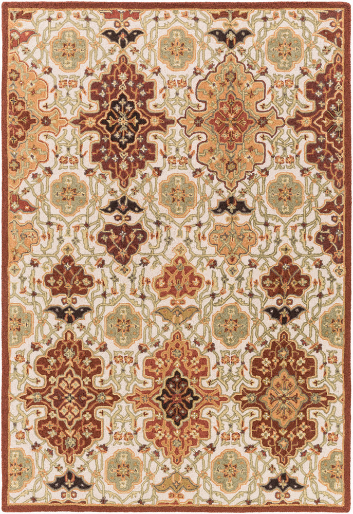Surya Castille CTL2005 Red/Brown Traditional Area Rug
