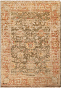 Surya Hillcrest HIL9004 Red/Brown Classic Area Rug