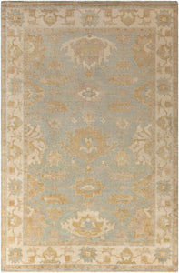 Surya Hillcrest HIL9033 Yellow/Green Hides and Leather Area Rug