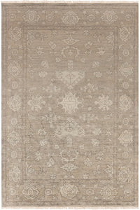 Surya Hillcrest HIL9034 Grey/Blue Hides and Leather Area Rug