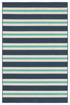 Oriental Weavers Meridian 5701B Stripe Area Rug, Blue/Ivory, 1'10"x2'10"