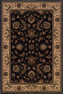 Oriental Weavers Ariana 311K3 Oriental Area Rug, Black/Ivory, 12'x15'