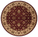 Oriental Weavers Ariana Red/Ivory Floral 623V3 Area Rug, 6' Round
