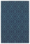 Oriental Weavers Meridian 7541B Lattice Area Rug, Navy/Blue, 1'10"x2'10"