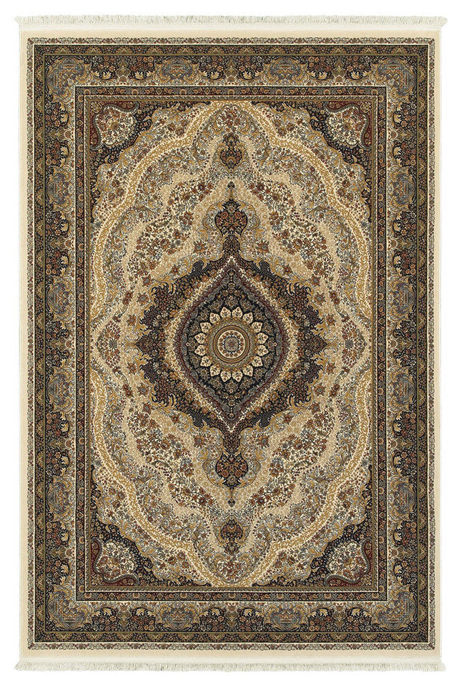 Oriental Weavers Masterpiece 111W2 Area Rug, Ivory/Multi, 9'10"x12'10" Rectangle