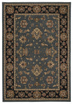 Oriental Weavers Ariana 623H3 Floral Area Rug, Blue/Black, 7'10"x11'