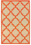Oriental Weavers Cayman 660O9 Geometric Area Rug, Sand/Orange, 7'10"x10'10"