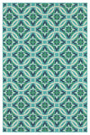 Oriental Weavers Meridian 5868L Floral Area Rug, Blue/Green, 7'10"x10'10"