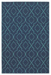 Oriental Weavers Meridian 7541B Lattice Area Rug, Navy/Blue, 3'7"x5'6"