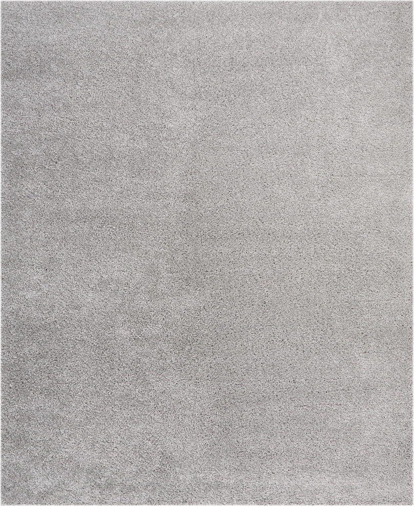 Nourison Malibu Shag MSG01 Silver Grey 7'10" x 9'10" Area Rug