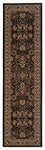 Oriental Weavers Ariana Black/Ivory Oriental 213K8 Area Rug, Runner 2'3"x7'9"