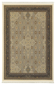 Oriental Weavers Masterpiece 1335I Area Rug, Ivory/Black, 5'3"x7'6" Rectangle