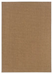 Oriental Weavers Karavia Tan Solid 2068X Area Rug, Rectangular 1'9"x3'9"