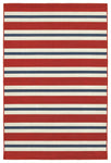 Oriental Weavers Meridian Red/Blue Stripe 5701R Area Rug, Rectangular 8'6"x13'