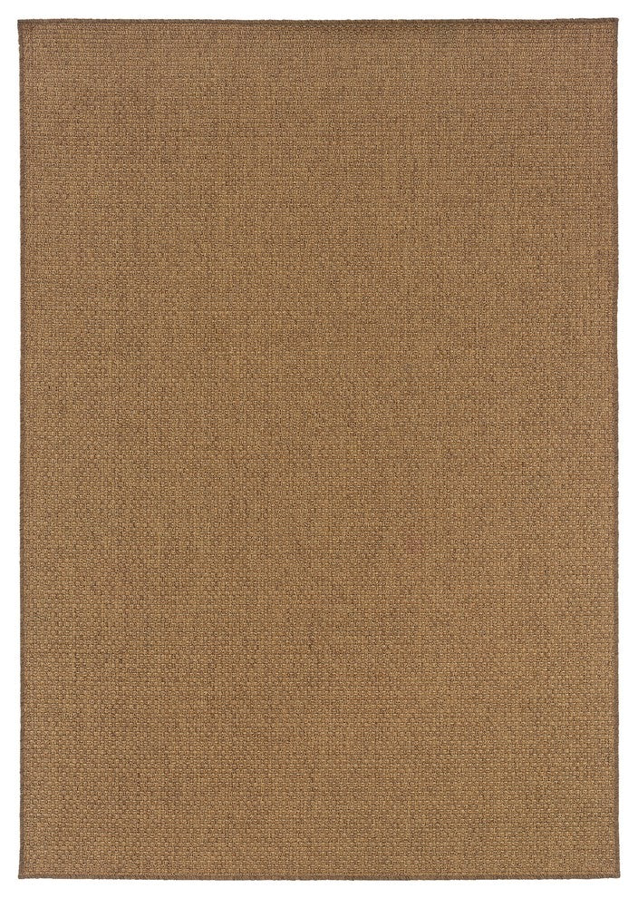 Oriental Weavers Karavia Tan Solid 2160N Area Rug, Rectangular 2'5"x4'5"