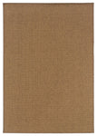 Oriental Weavers Karavia Tan Solid 2160N Area Rug, Rectangular 2'5"x4'5"