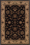 Oriental Weavers Ariana 311K3 Oriental Area Rug, Black/Ivory, 10'x12'7"