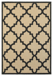 Oriental Weavers Cayman 660N9 Geometric Area Rug, Sand/Charcoal, 7'10"x10'10"
