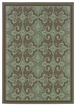 Oriental Weavers Montego Blue/Brown Oriental 2335L Area Rug, 7'10" Round