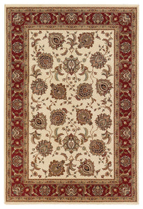 Oriental Weavers Ariana Ivory/Red Oriental 117J3 Area Rug, Runner 2'3"x7'9"