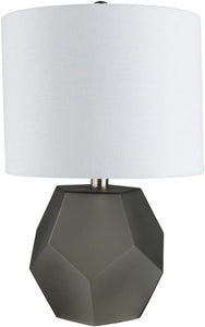 Surya Kelsey KYS-001 Modern Charcoal Table Lamp