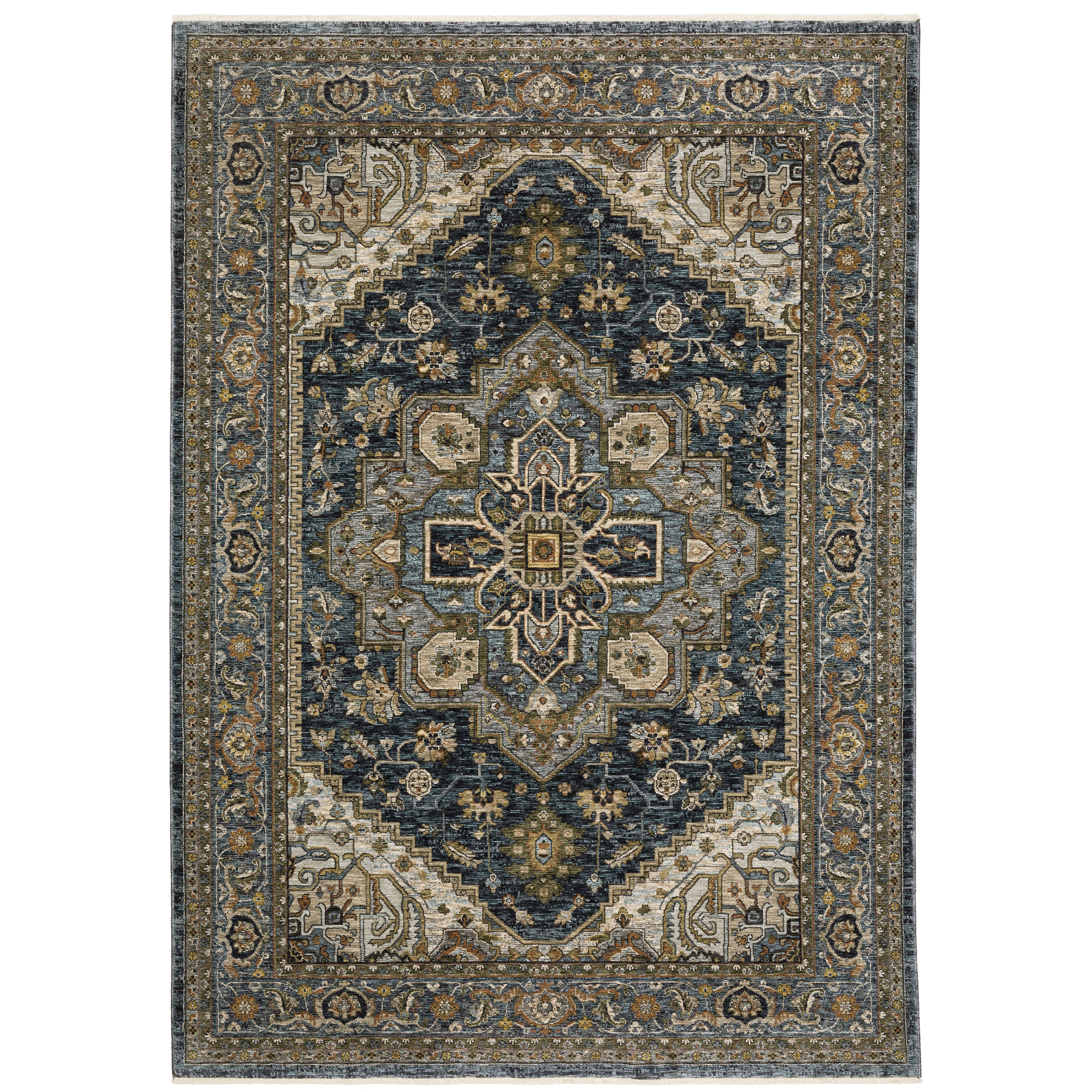 Aberdeen 1144Q Blue/Taupe 7'10" x 10'10" Rug