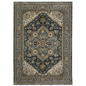Aberdeen 1144Q Blue/Taupe 7'10" x 10'10" Rug