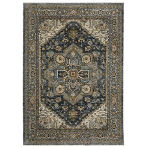 Aberdeen 1144Q Blue/Taupe 7'10" x 10'10" Rug