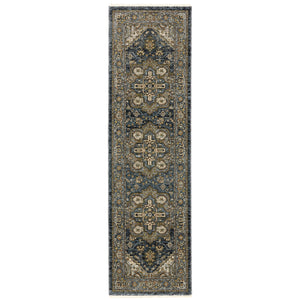 Aberdeen 1144Q Blue/Taupe 7'10" x 10'10" Rug