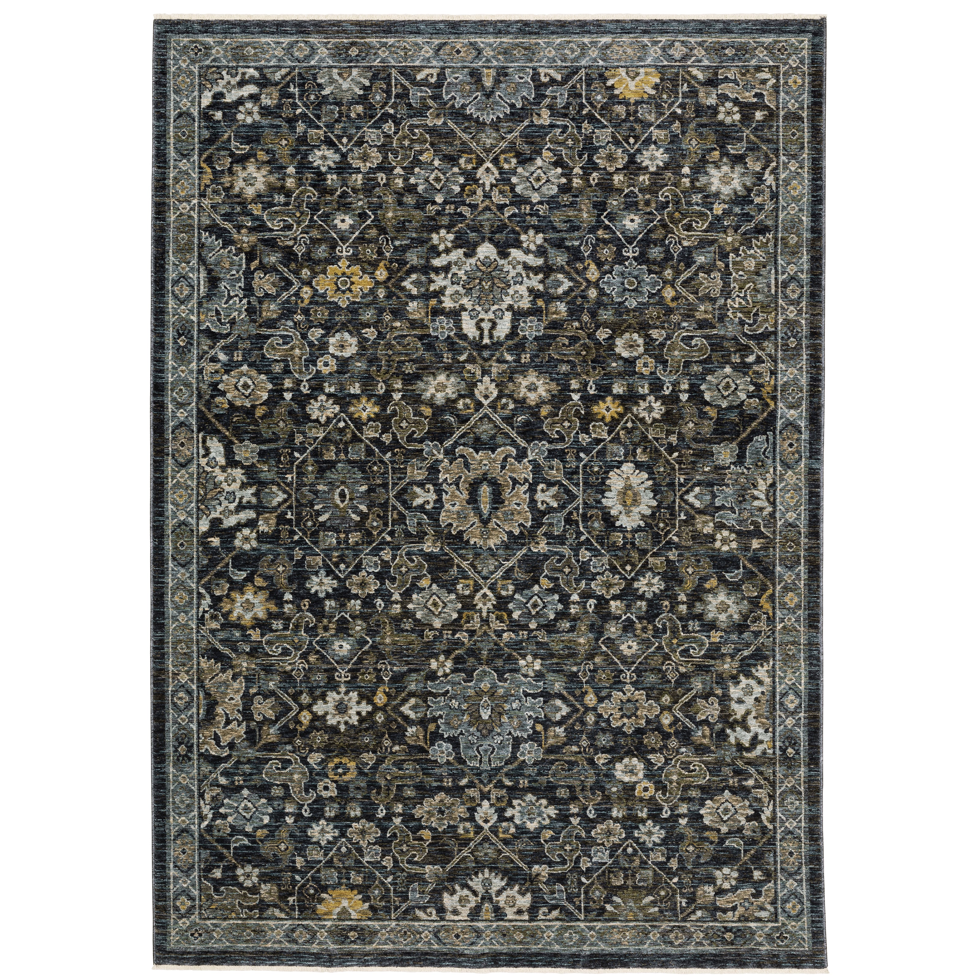 Aberdeen 533K1 Blue/Light Blue 2' x 3' Rug