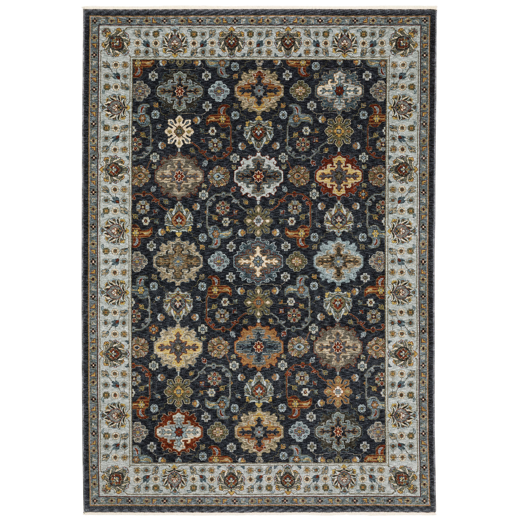 Aberdeen 561B1 Blue/Multi 2' x 3' Rug