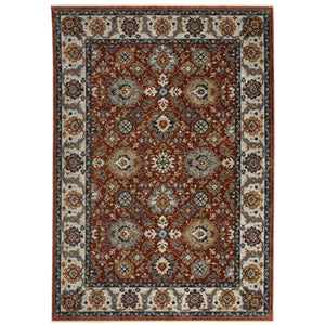 Aberdeen 562R1 Red/Ivory 2' x 3' Rug