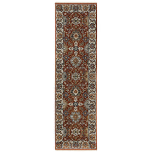 Aberdeen 562R1 Red/Ivory 2' x 3' Rug