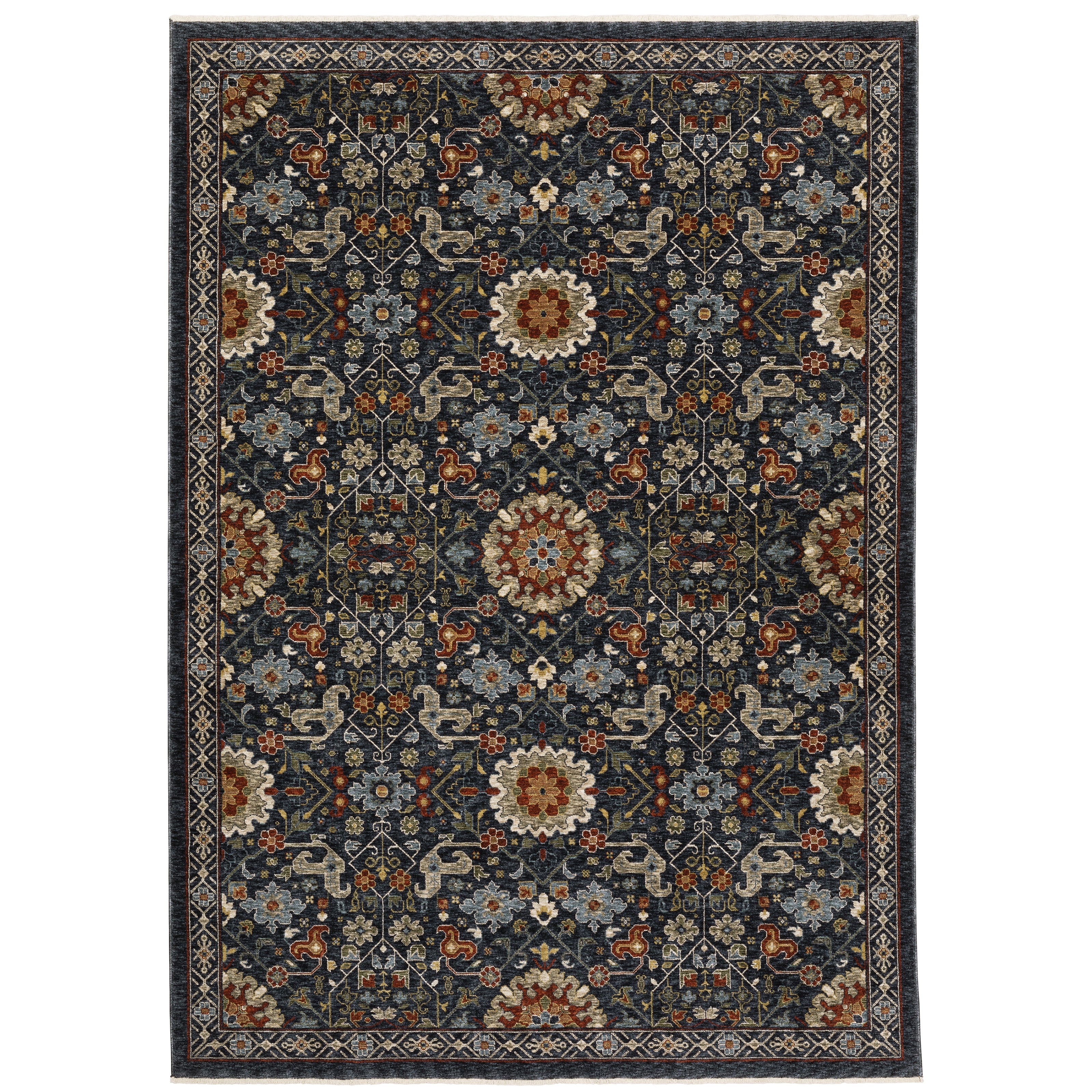 Aberdeen 006B1 Blue/Multi 2' x 3' Rug