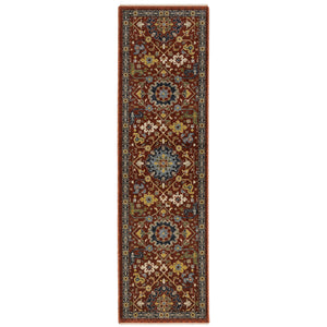 Aberdeen 006R1 Red/Multi 2' x 3' Rug